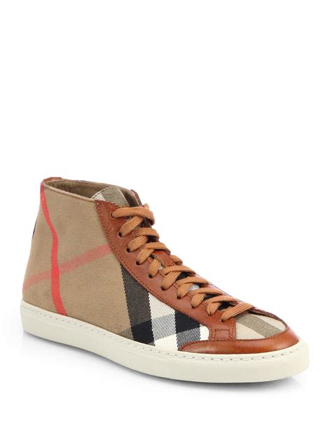 burberry high top shoes